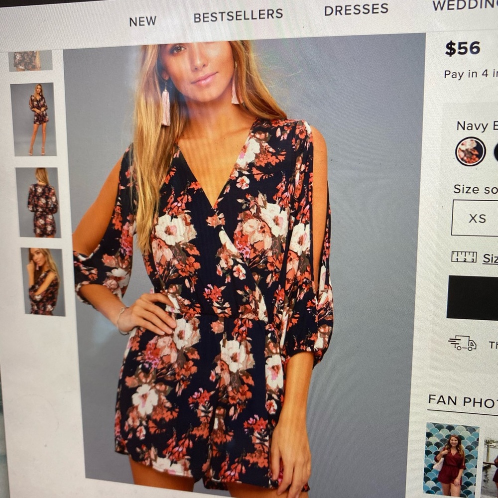 Floral Romper